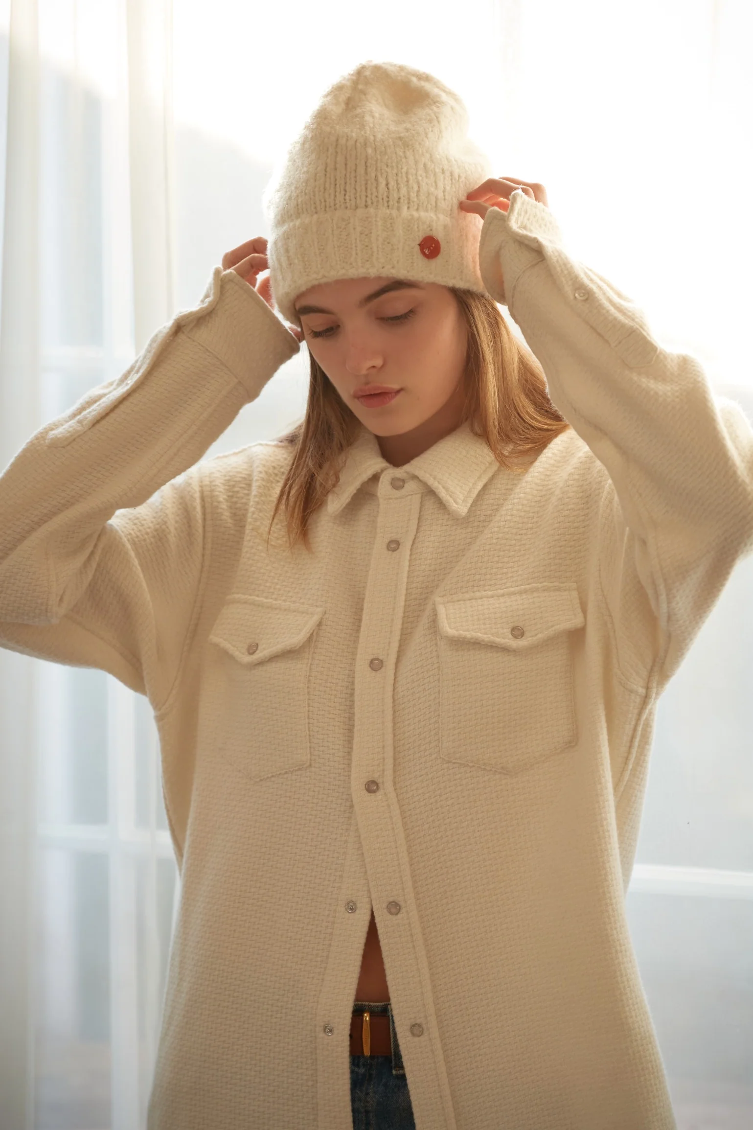 Air Waffle Cashmere Shirt - Image 4