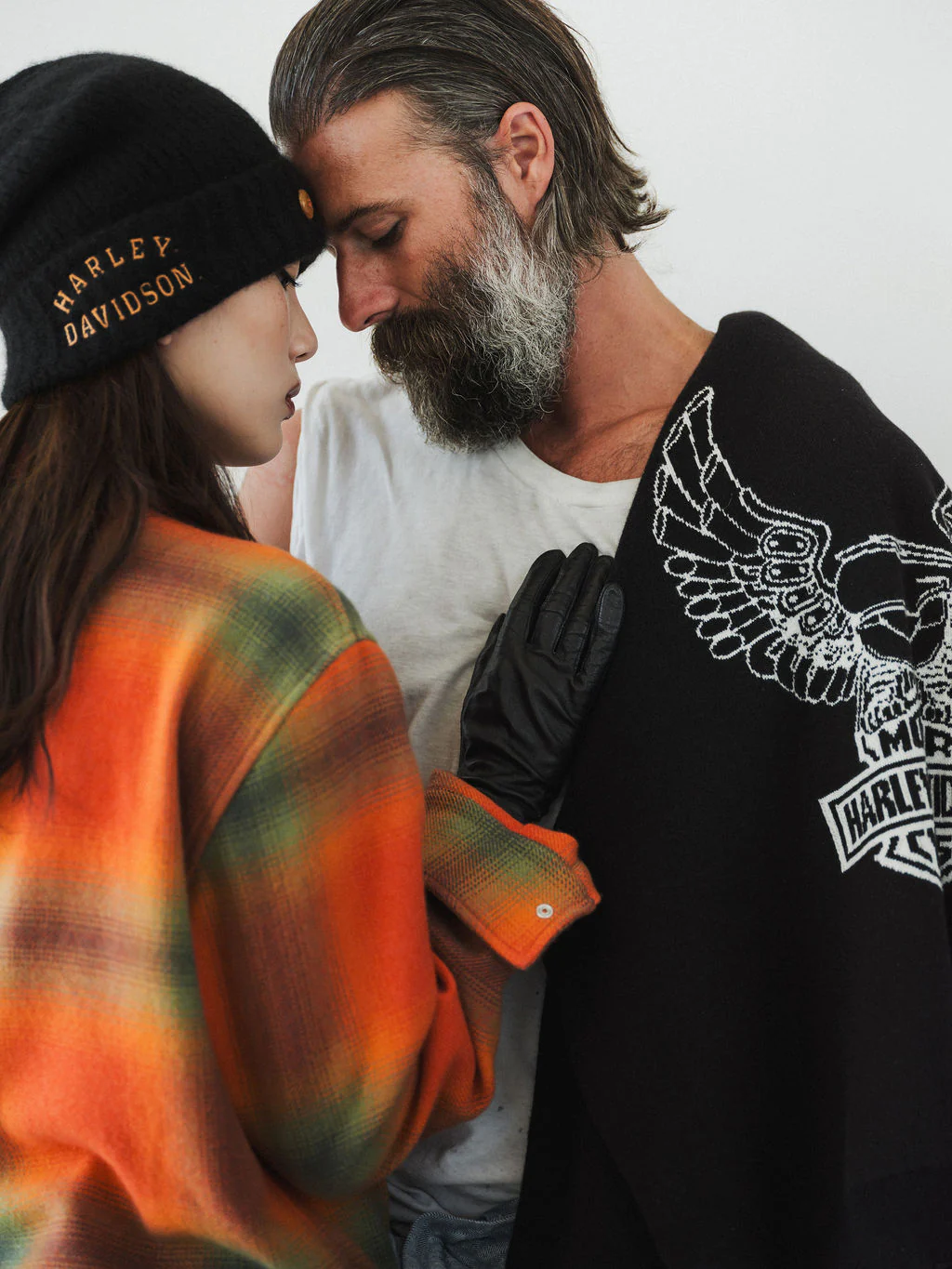 Black Boucle Cashmere Beanie - Image 3