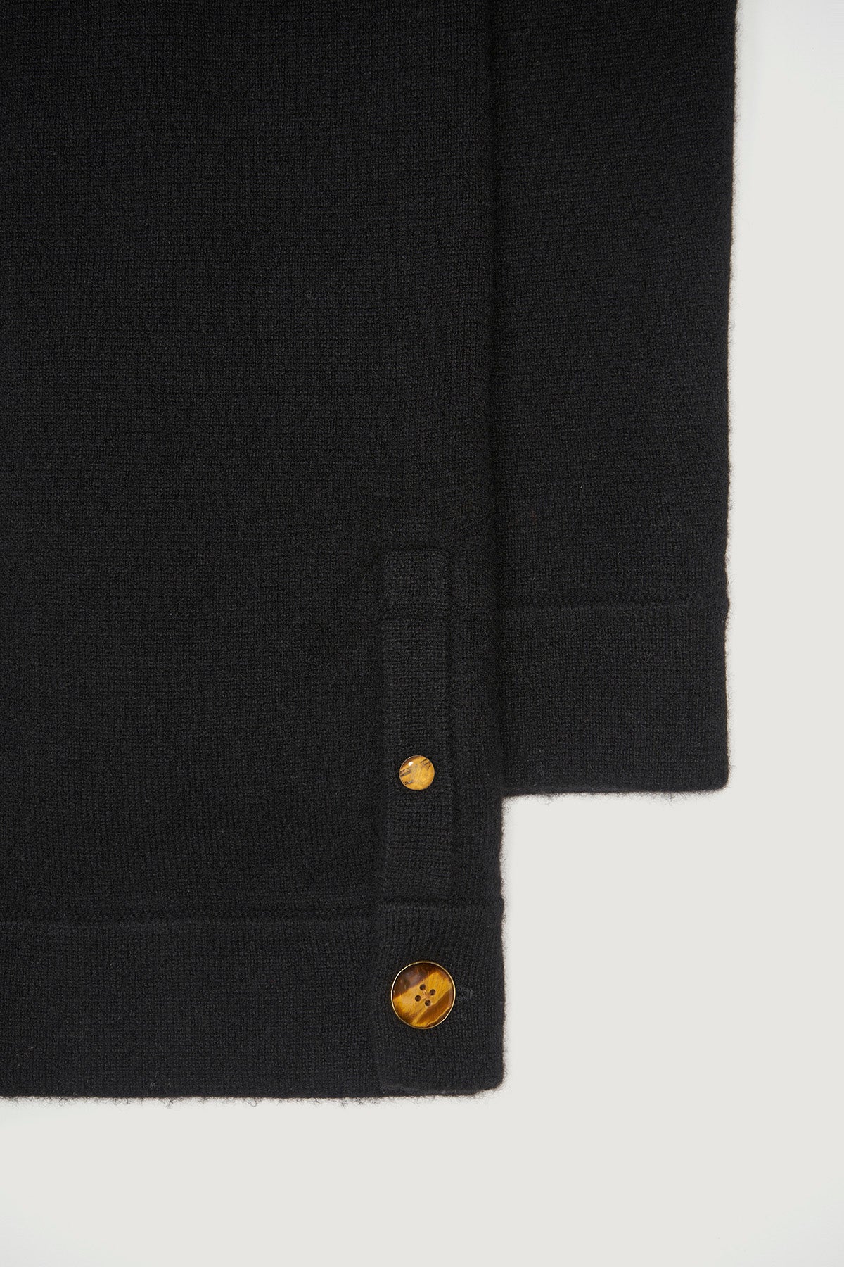 Black Milano Cashmere Knit Pant - Image 3