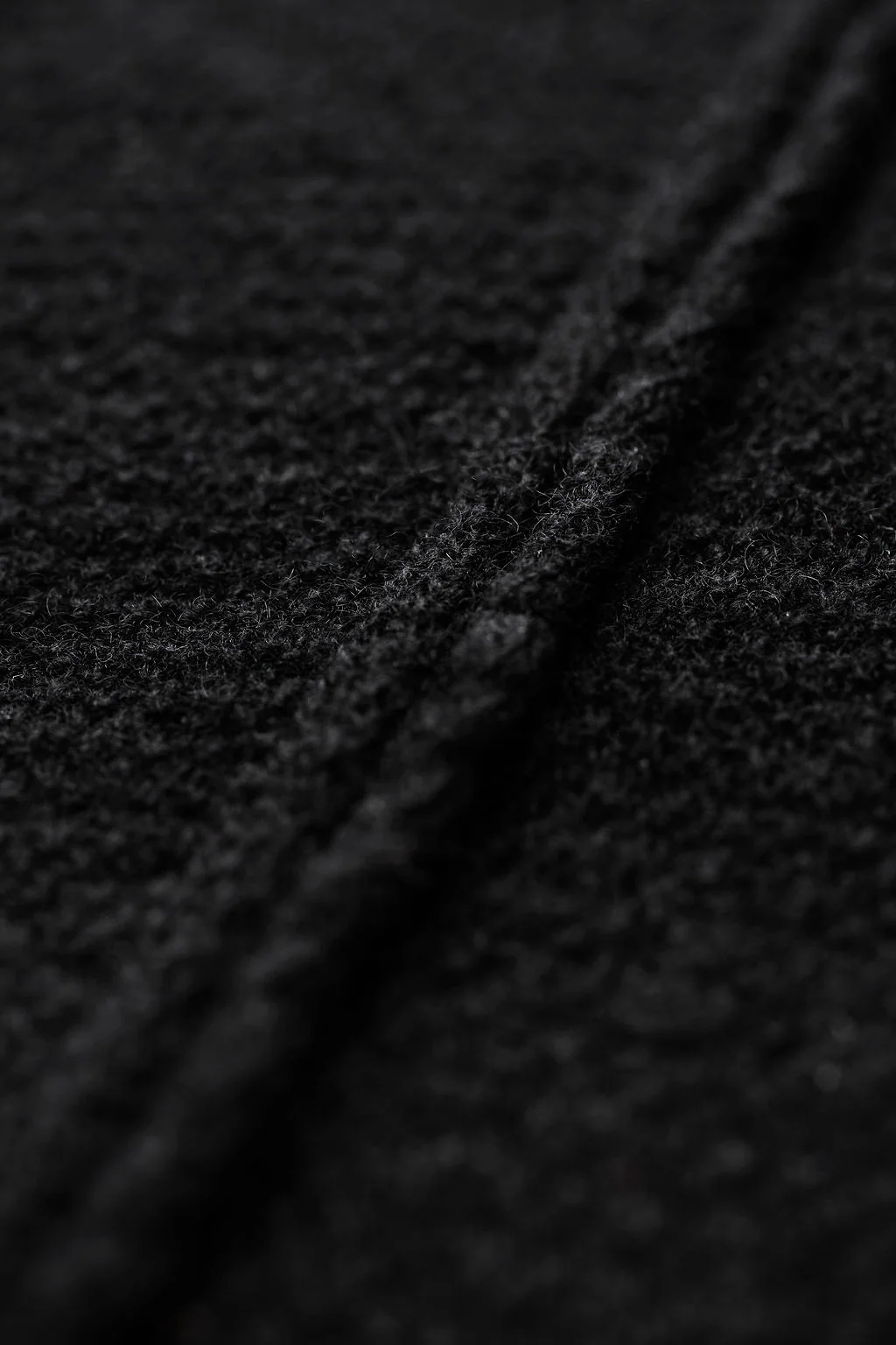 Black Signature Knit Cashmere T-Shirt - Image 4