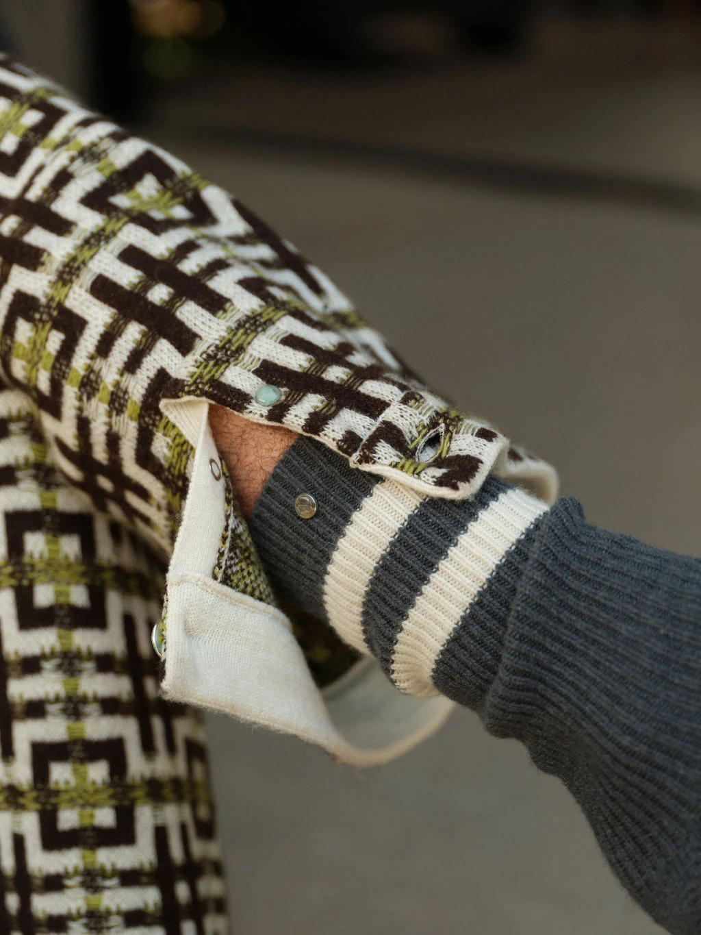 Charcoal Shadow Cashmere Socks - Image 3