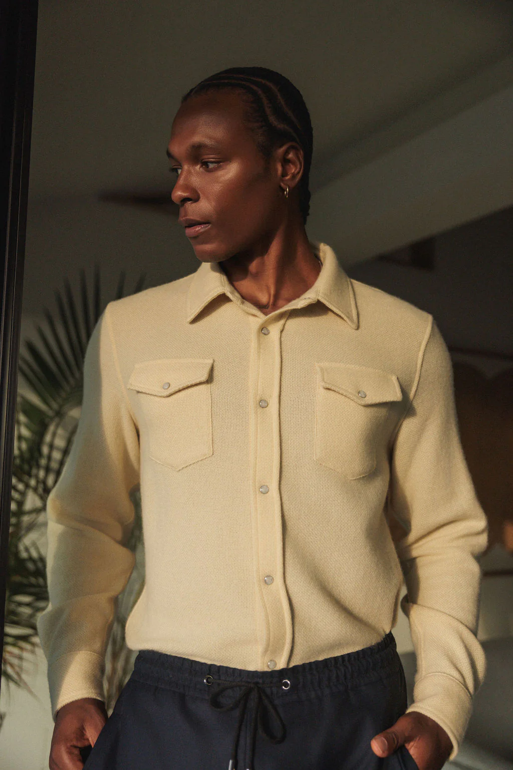 Daffodil Solid Cashmere Shirt - Image 6