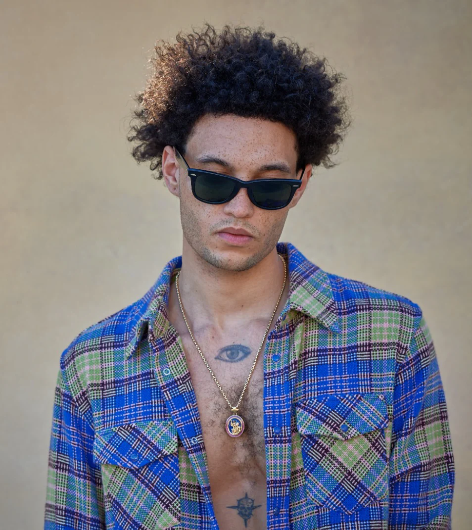 Dune Tartan Cashmere Shirt - Image 4