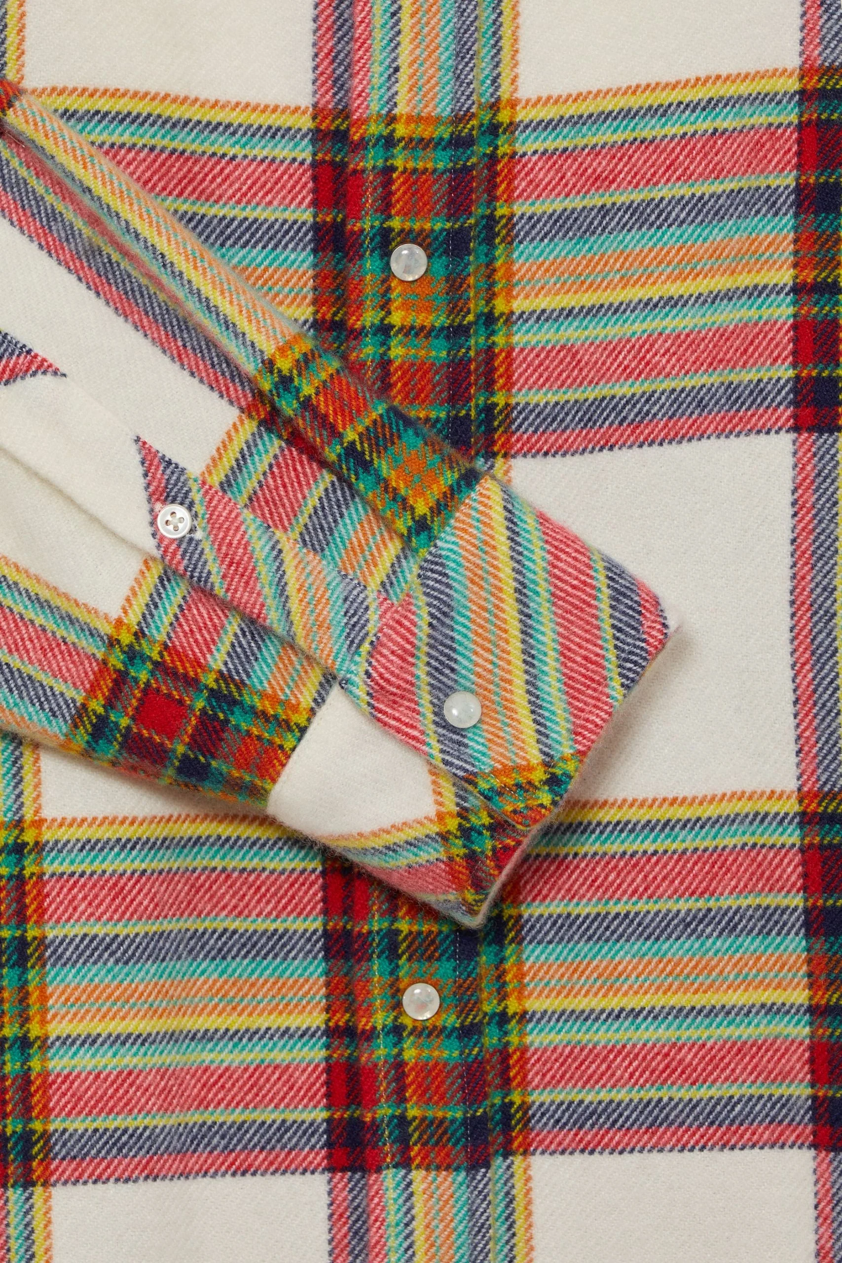 Happy Tartan Cashmere Shirt - Image 4