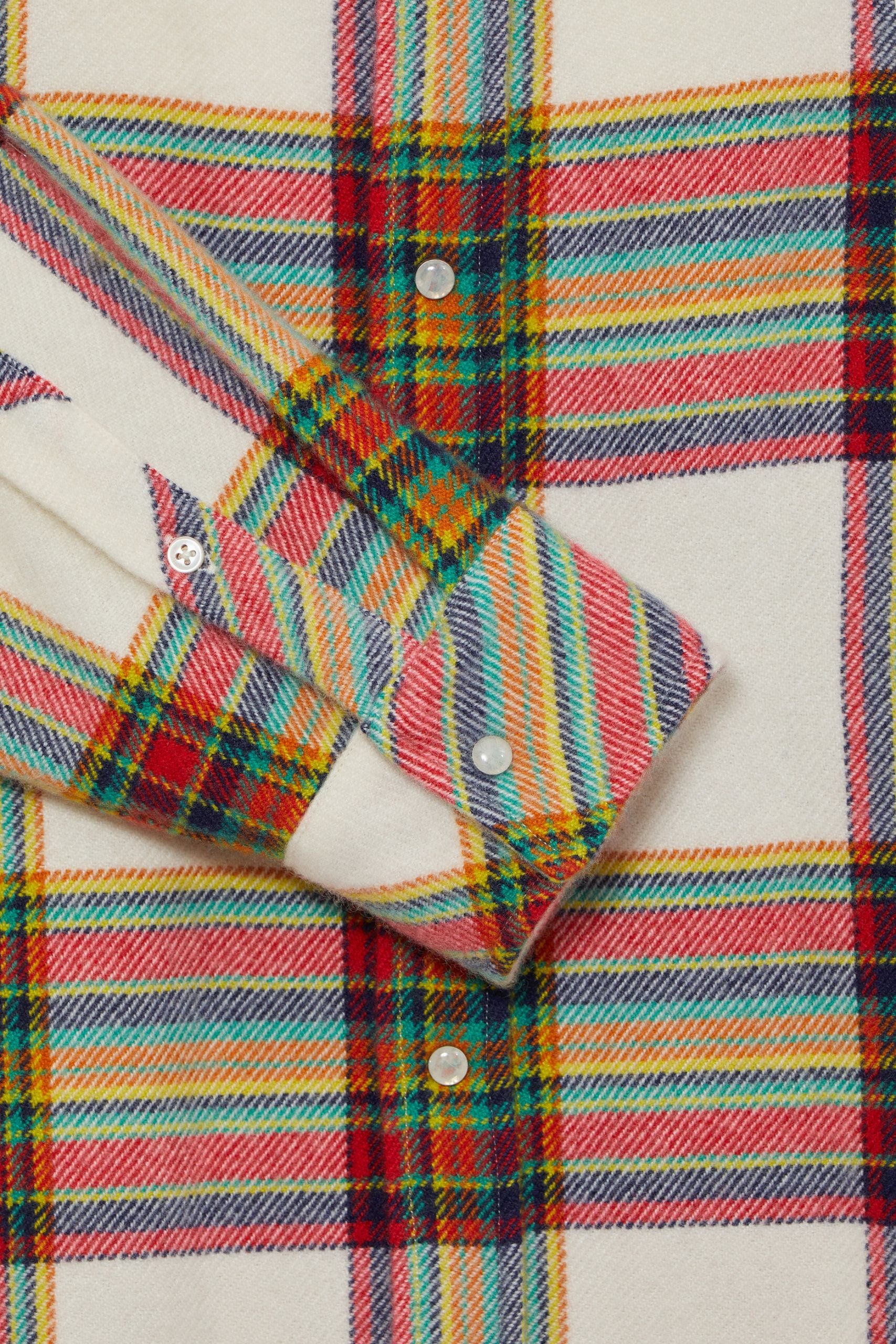 Happy Tartan Cashmere Shirt - Image 7