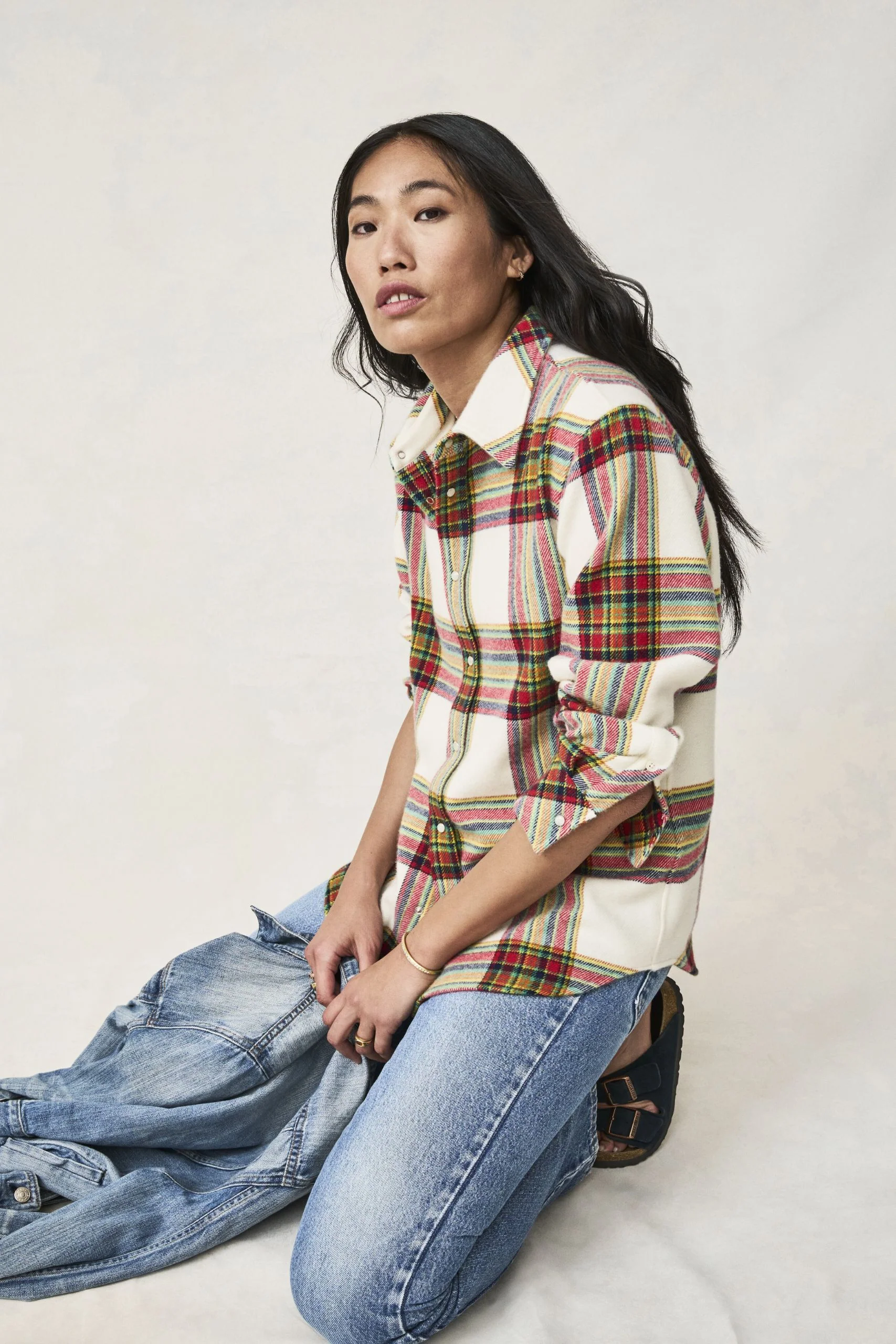 Happy Tartan Cashmere Shirt - Image 8