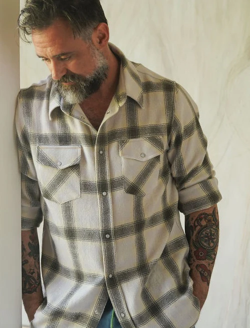 Moon Tartan Cashmere Shirt - Image 5