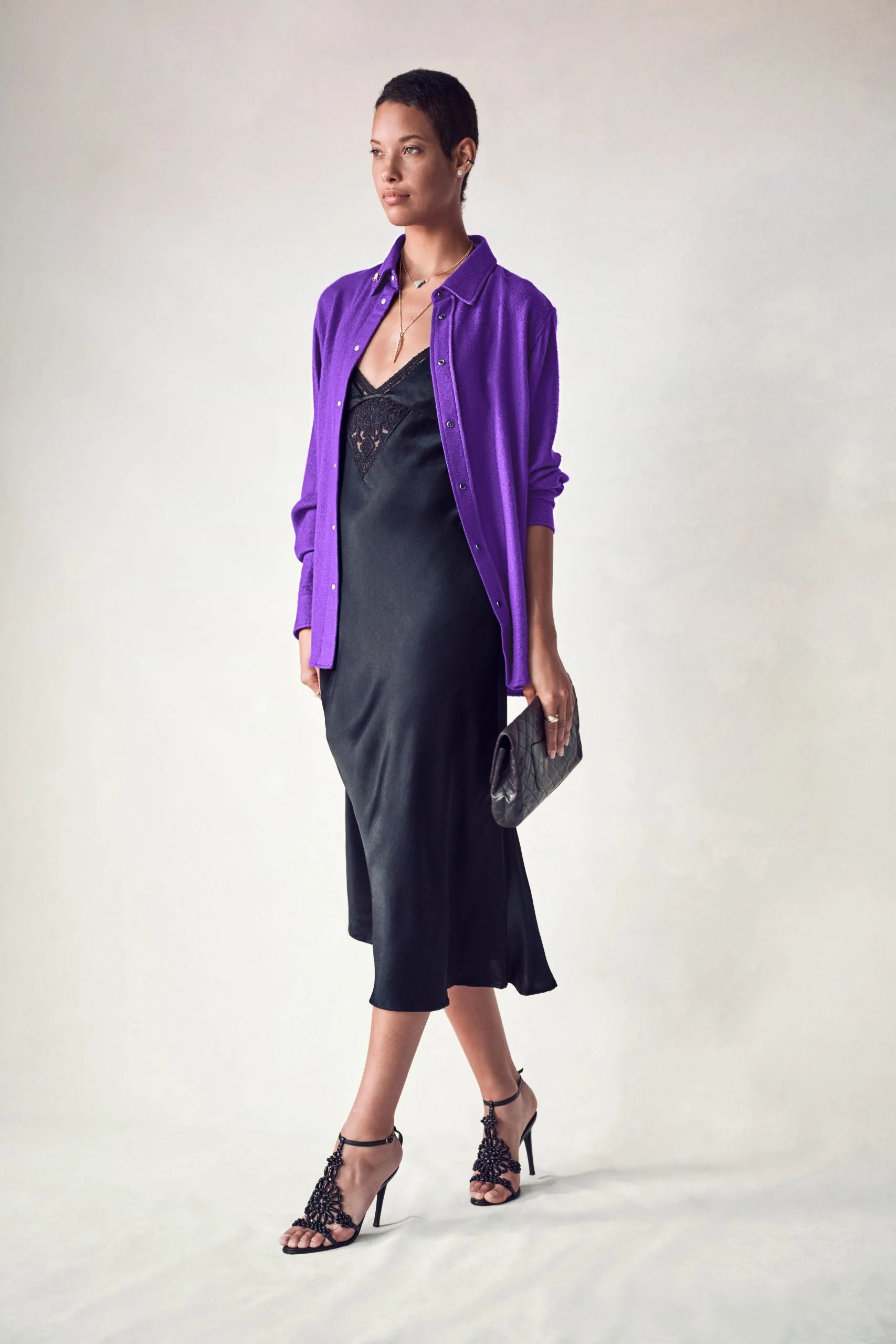 Purple Cashmere Shirt - Image 7