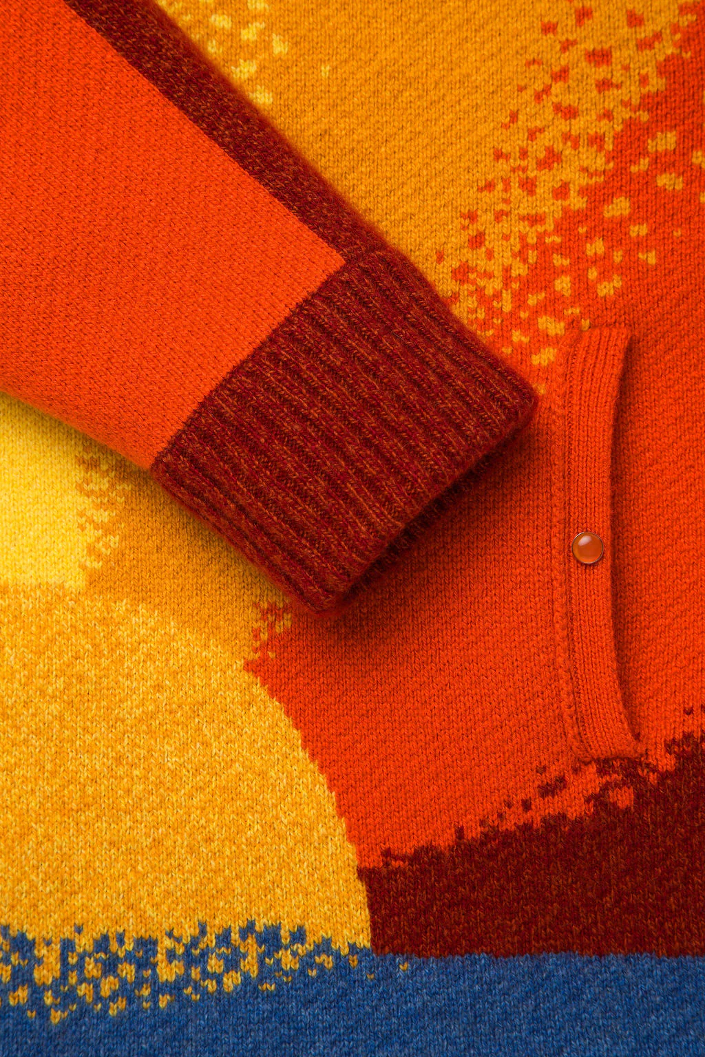 Radiant Sun Knit Track Jacket - Image 3