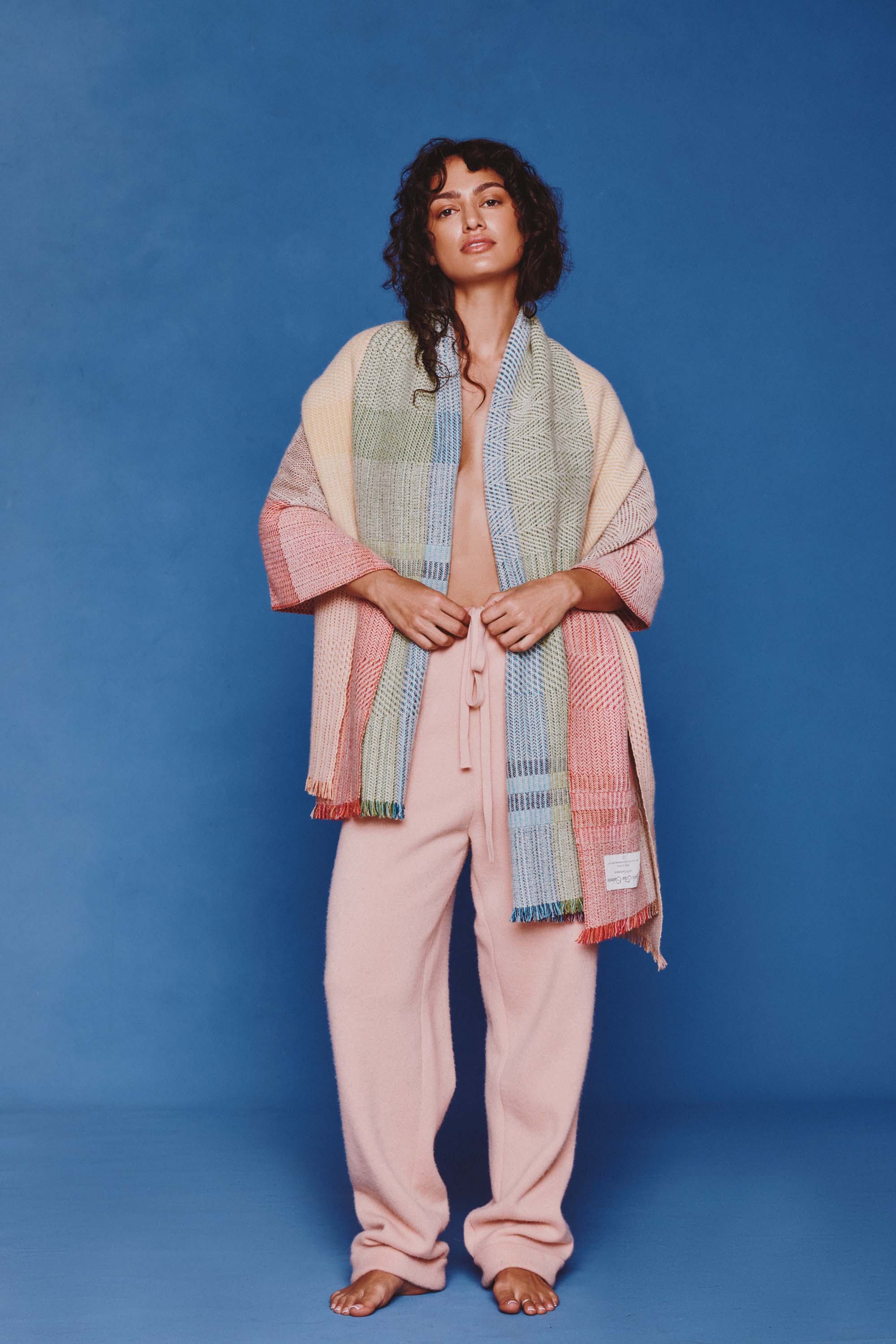 Rainbow Cashmere Blanket - Image 3