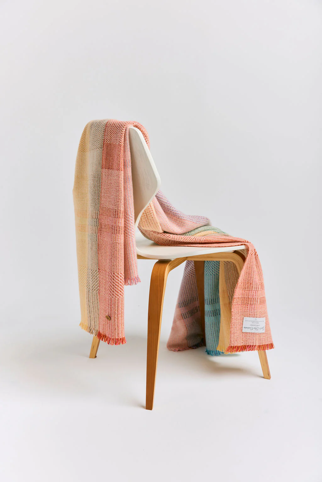 Rainbow Cashmere Blanket - Image 4