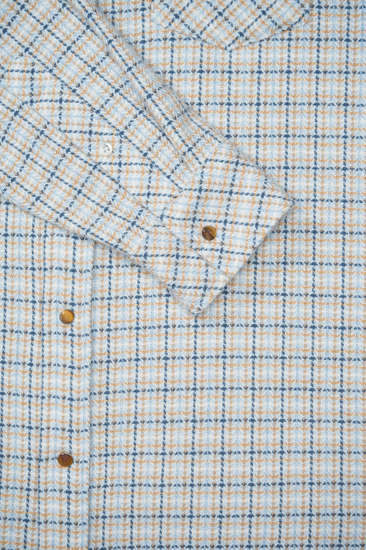 River Tartan Cashmere Shirt - Image 4