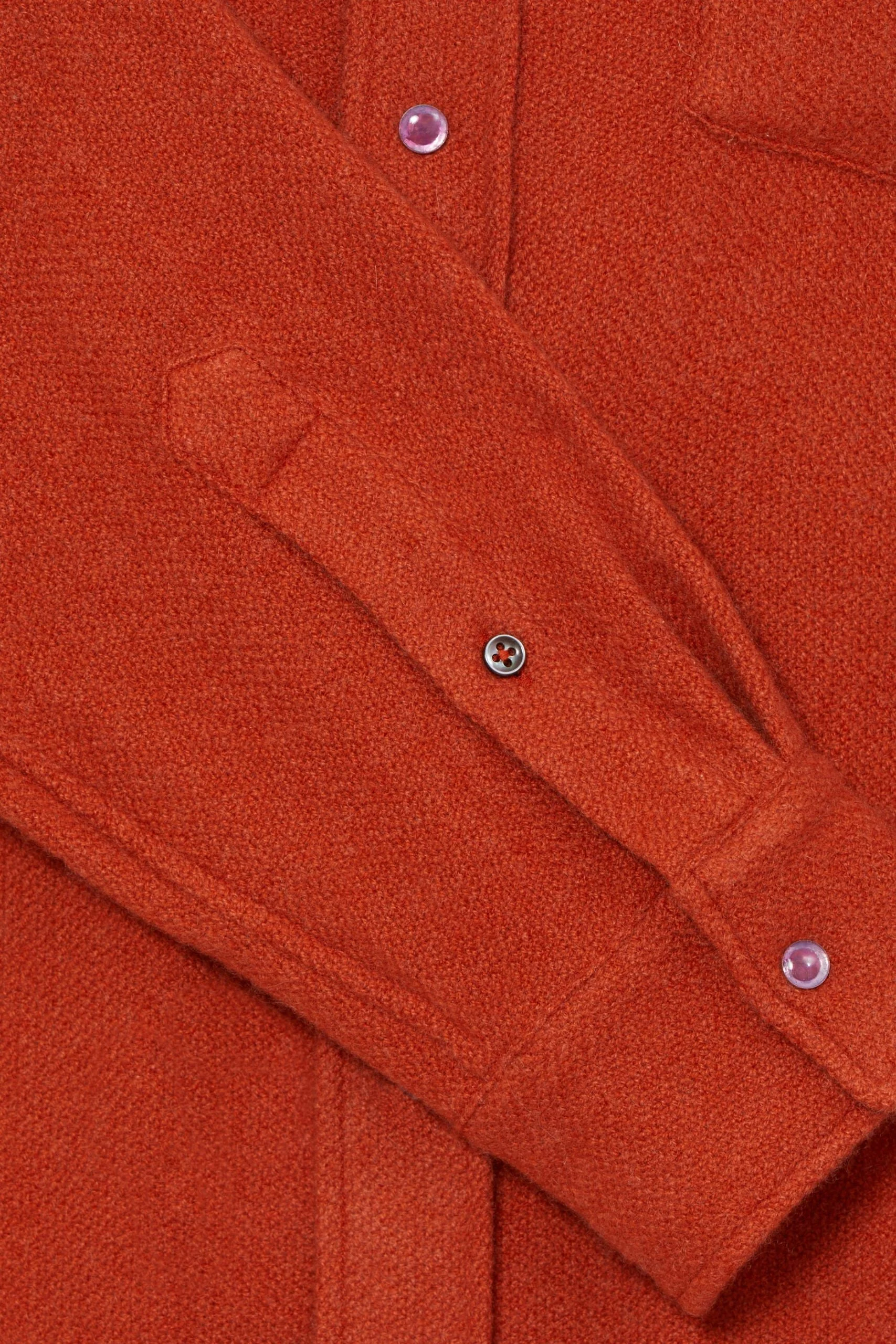 Rust Cashmere Shirt - Image 4