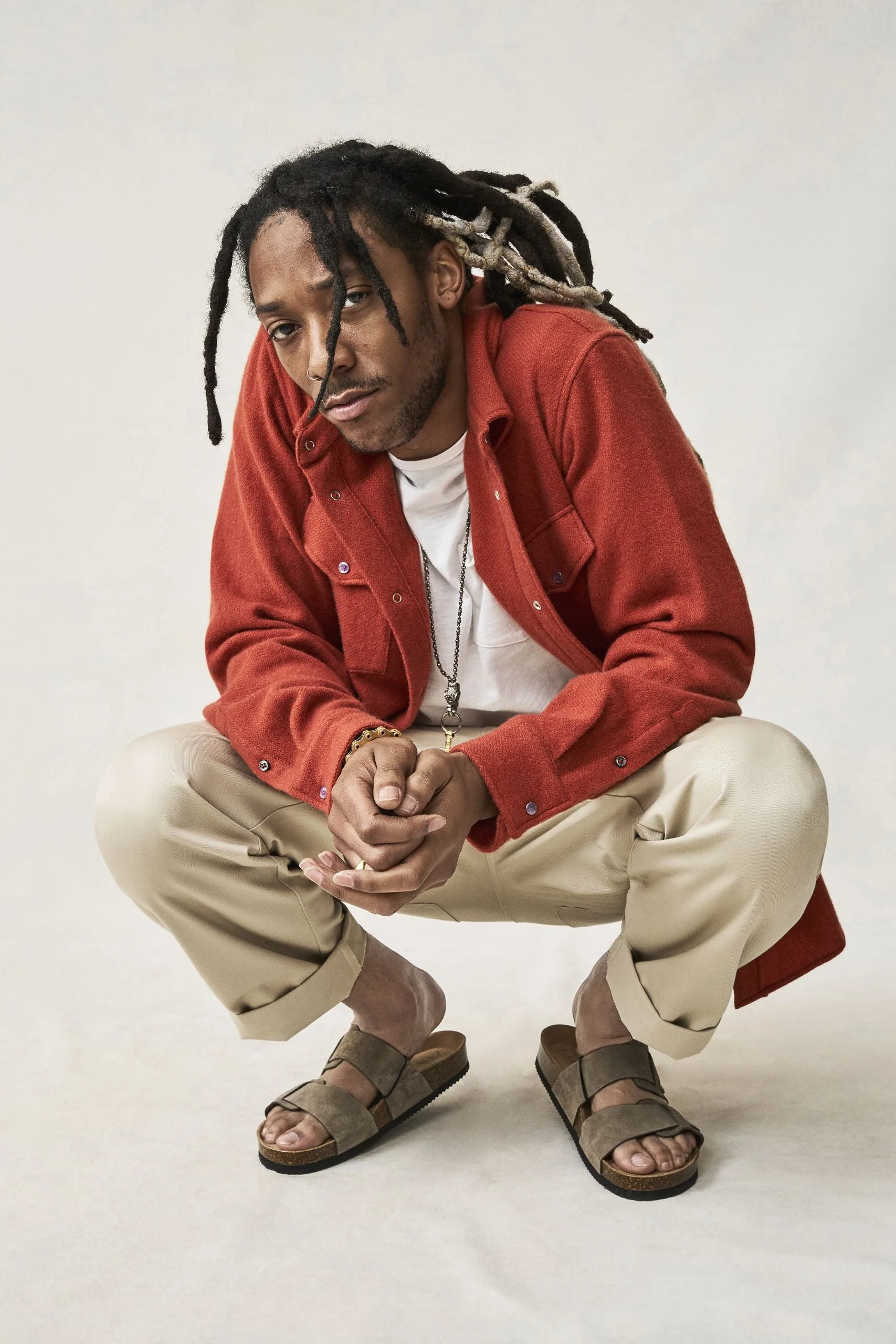 Rust Cashmere Shirt - Image 6