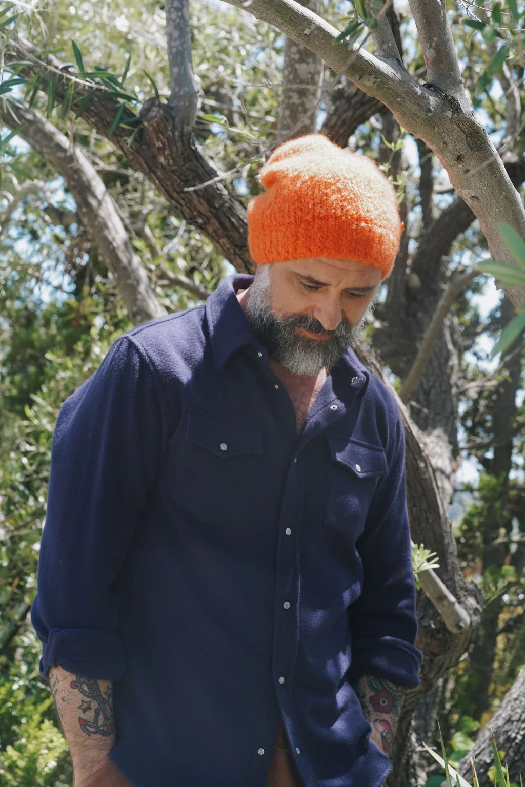 Vermillion Wind Cashmere Beanie - Image 3